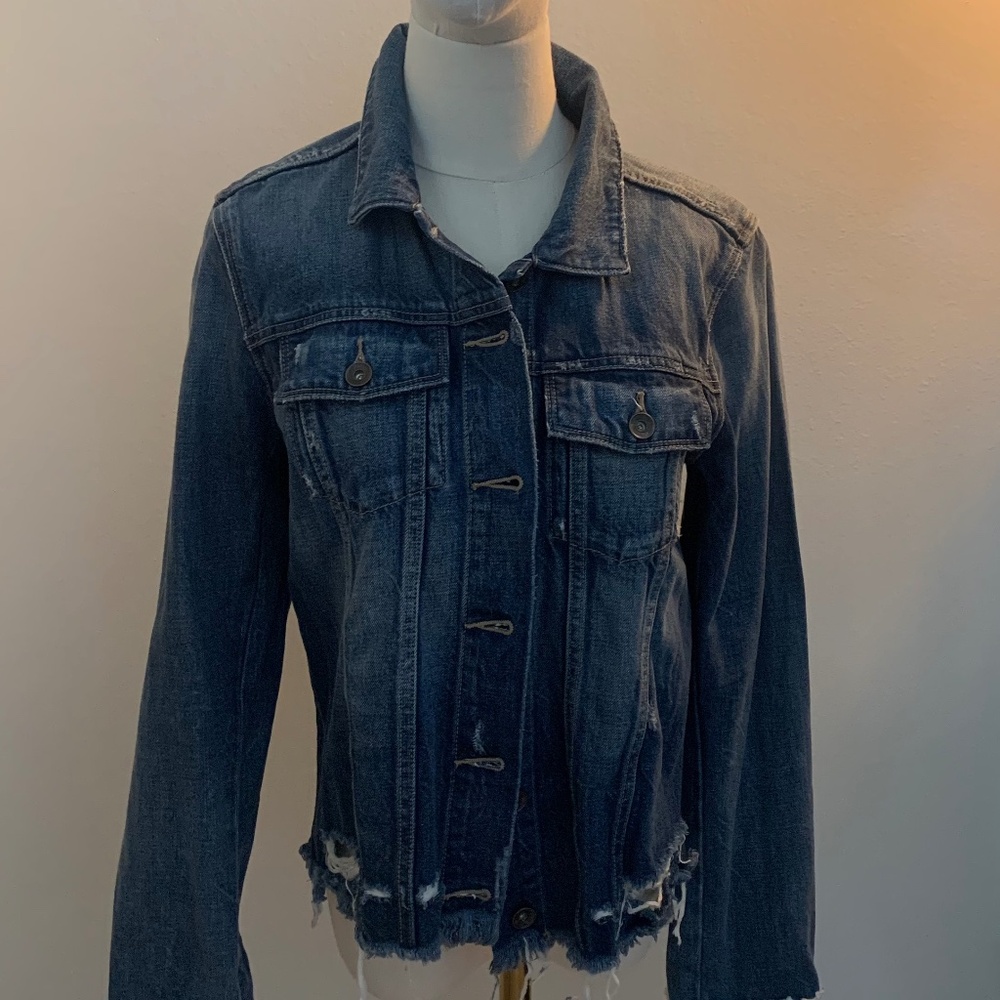 Paige Rowan Jean Jacket Size Large